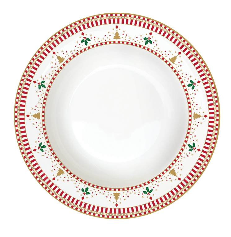 Piatto fondo del Servizio Nutcracker 18 piatti per 6 persone