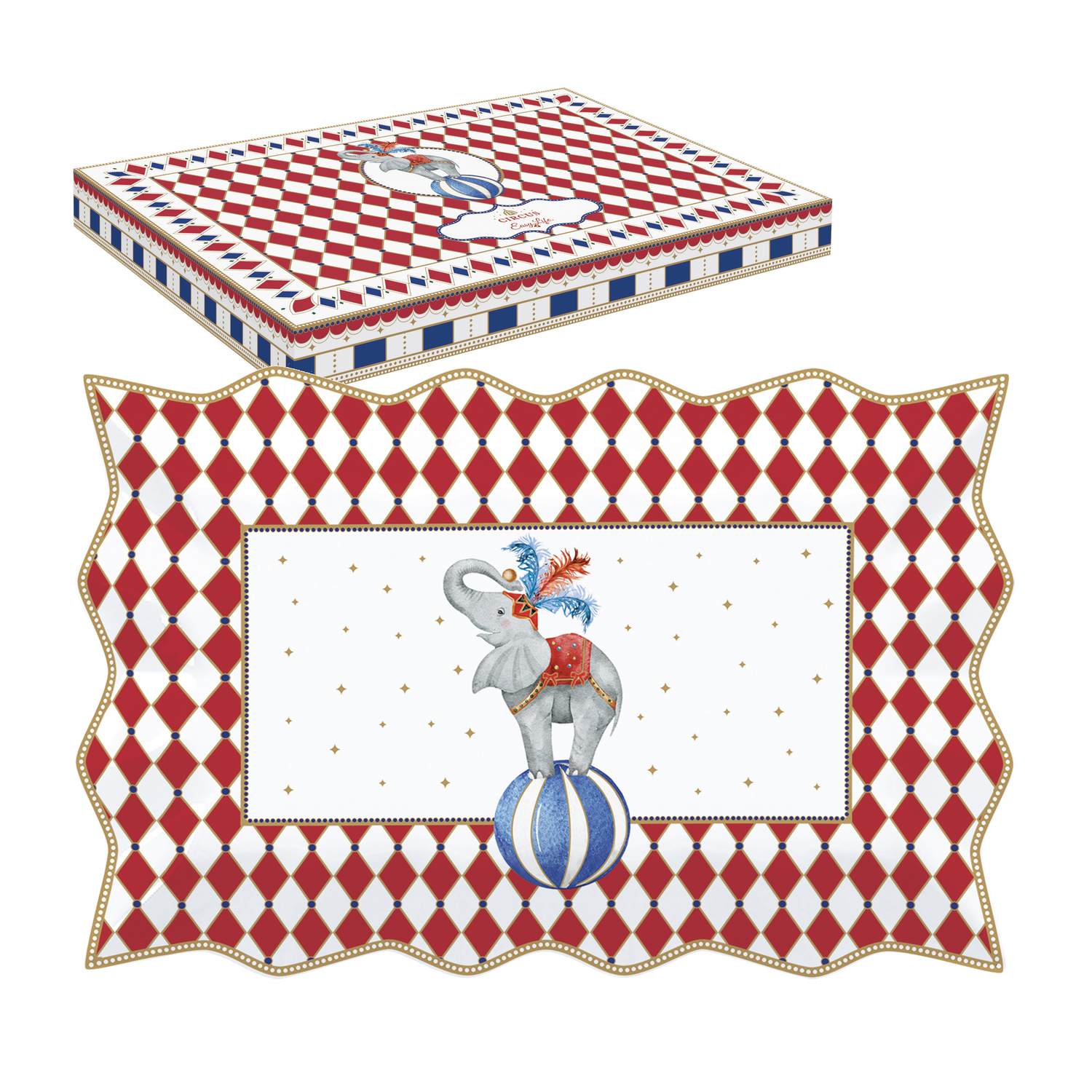 Circus piatto da portata 35 × 23 cm
