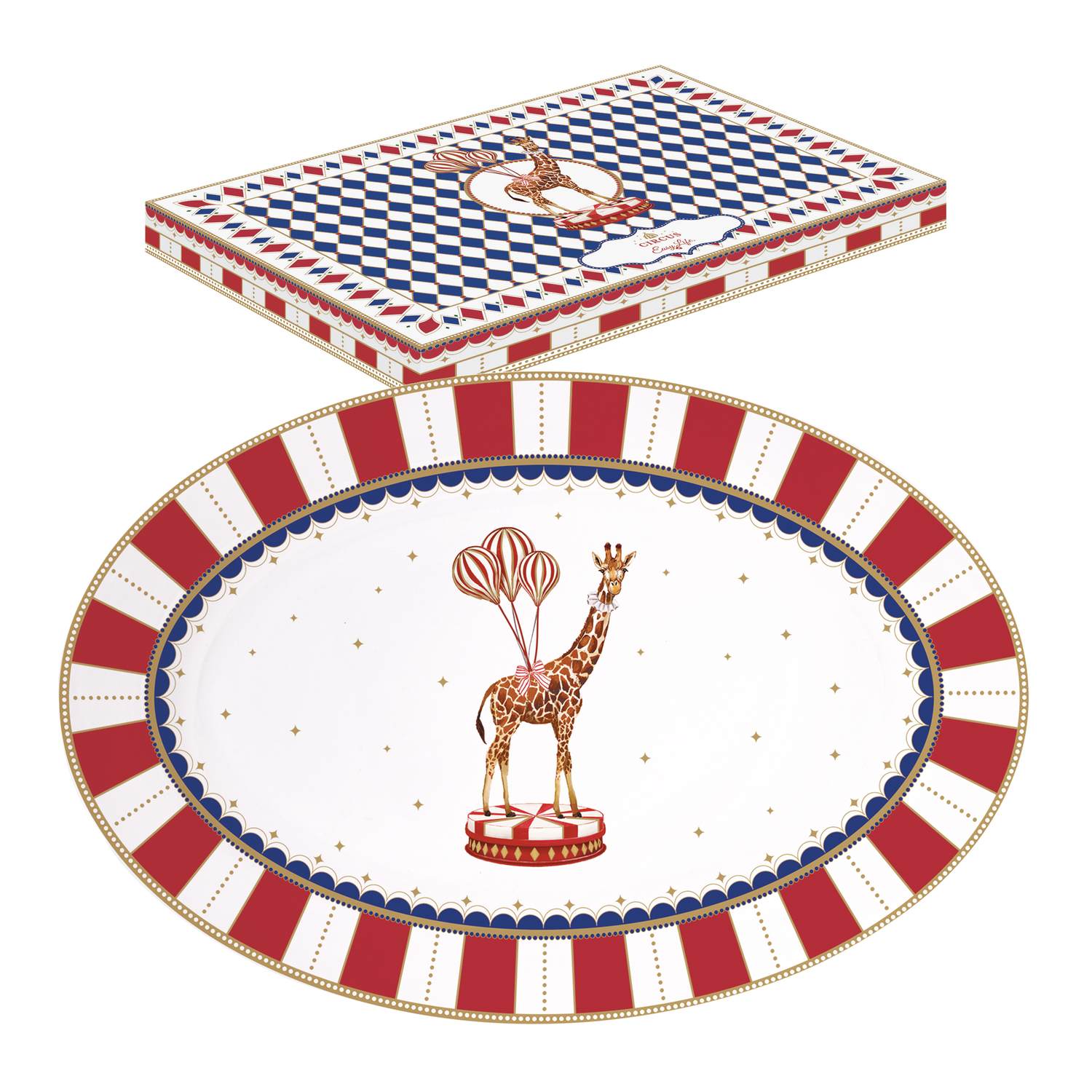 Circus vassoio ovale 35 × 23,5 cm