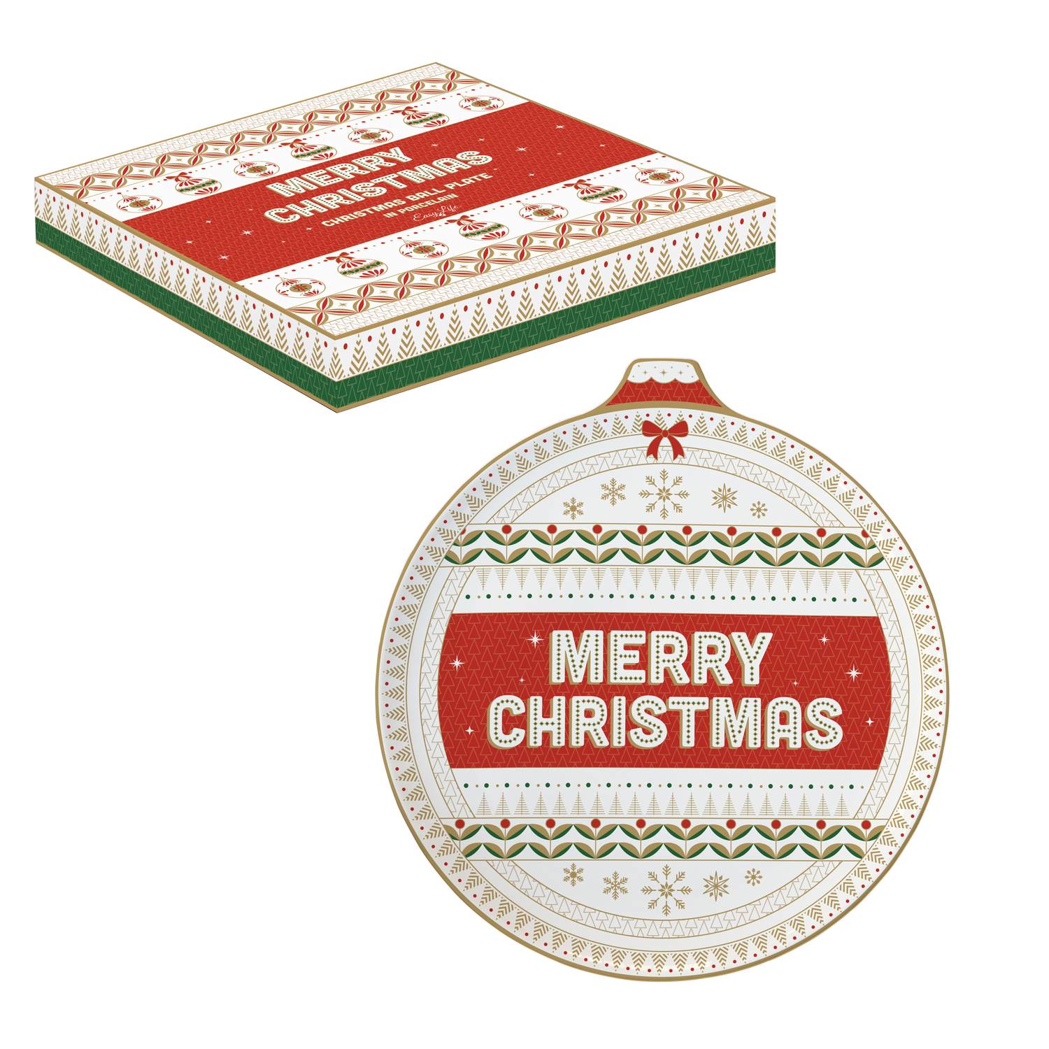 Enjoy Your Christmas piatto pallina Ø 20 cm