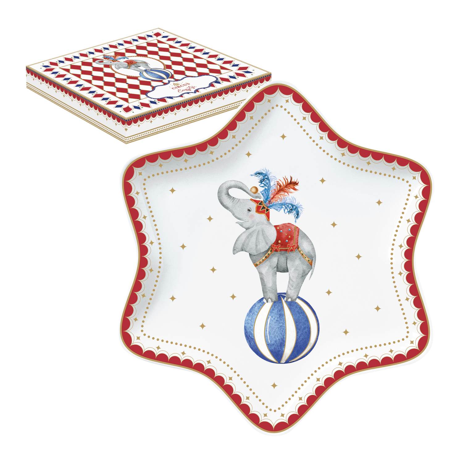 Circus piatto a stella Ø 22,5 cm