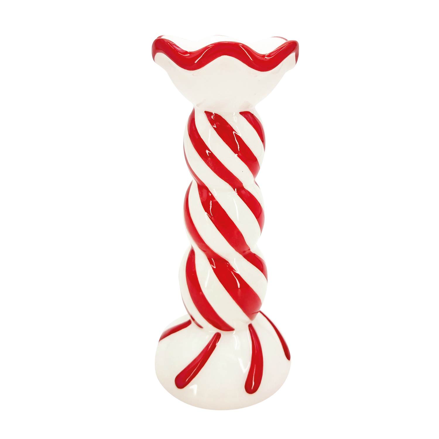 Ribbon portacandela a spirale 19 cm